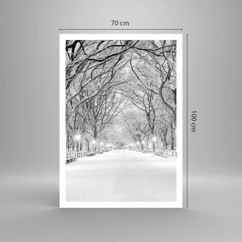 Poster - Vier seizoenen - winter - 70x100 cm