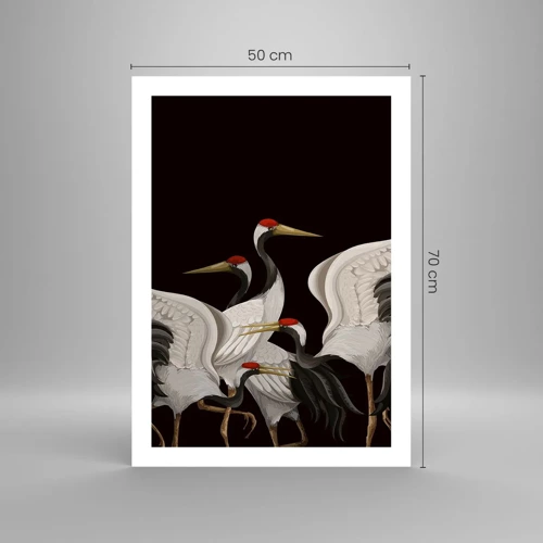 Poster - Vogel spullen - 50x70 cm