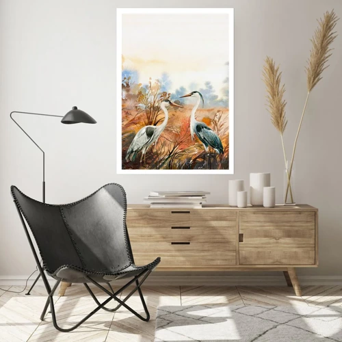 Poster - Waarheen in de herfst? - 30x40 cm