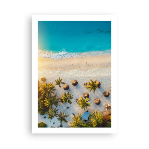 Poster - Welkom in het paradijs - 50x70 cm