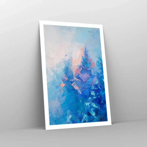 Poster - Winter abstractie - 61x91 cm