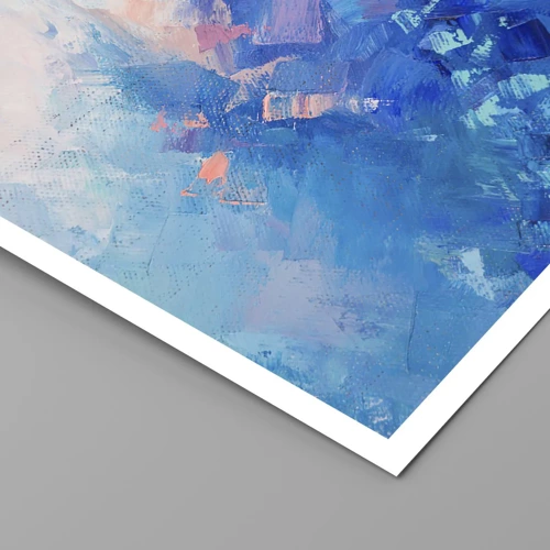 Poster - Winter abstractie - 61x91 cm