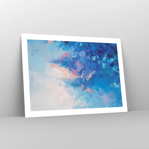 Poster - Winter abstractie - 70x50 cm