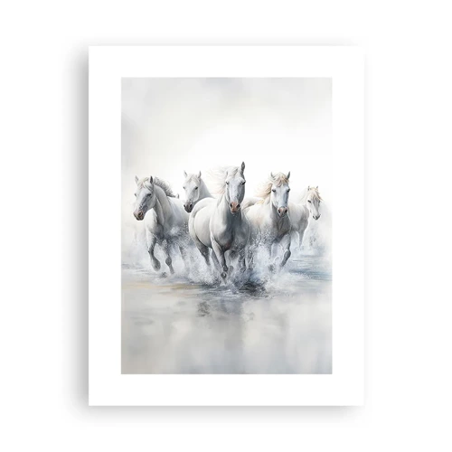 Poster - Witte magie - 30x40 cm