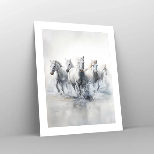 Poster - Witte magie - 40x50 cm