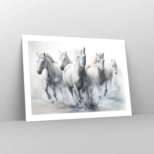 Poster - Witte magie - 70x50 cm