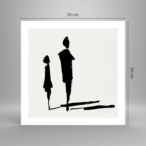 Poster - Zeker samen? - 50x50 cm