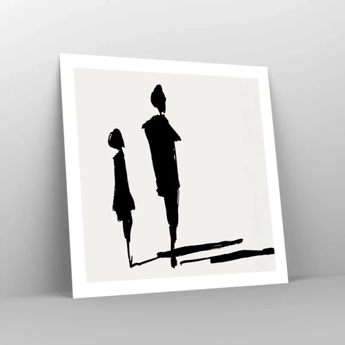 Poster - Zeker samen? - 60x60 cm