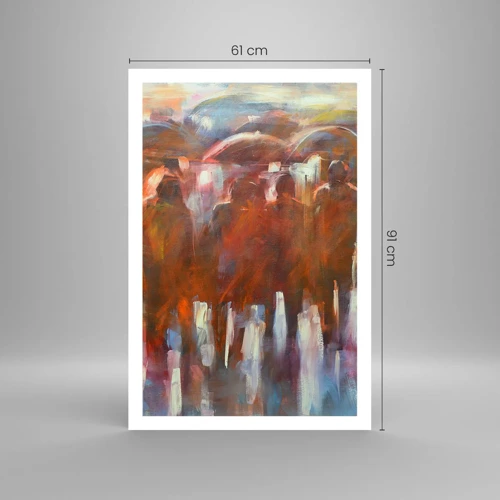 Poster - Zelfs bij regen en mist - 61x91 cm