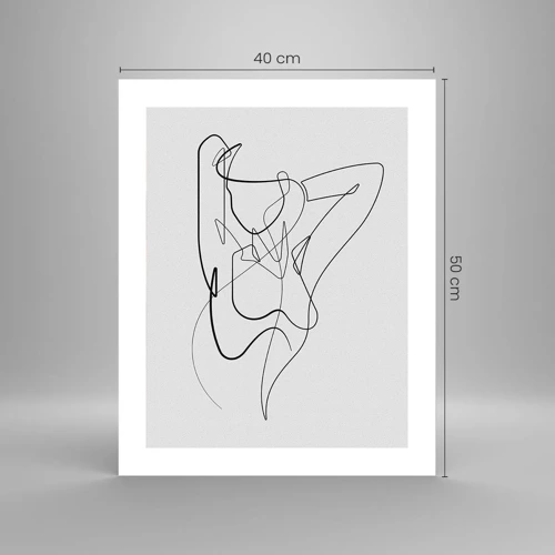 Poster - Zoals je echt bent… - 40x50 cm