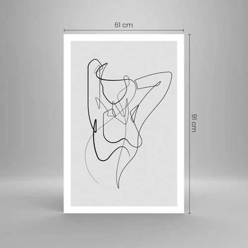 Poster - Zoals je echt bent… - 61x91 cm