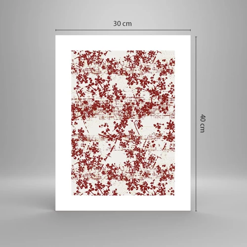 Poster - Zoals oud calico - 30x40 cm