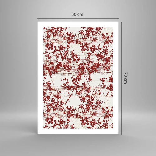 Poster - Zoals oud calico - 50x70 cm