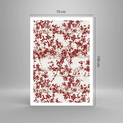 Poster - Zoals oud calico - 70x100 cm