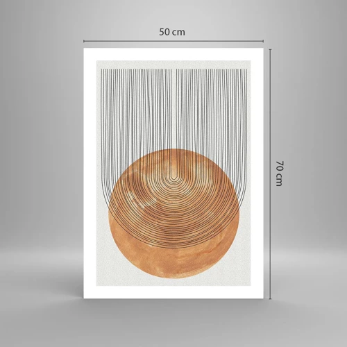 Poster - Zonnige compositie - 50x70 cm