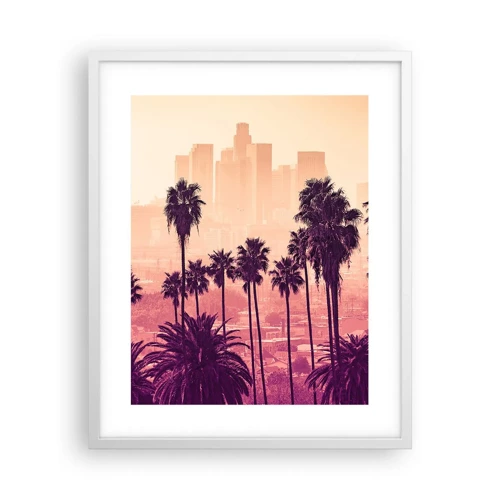 Poster in een witte lijst - Californisch landschap - 40x50 cm