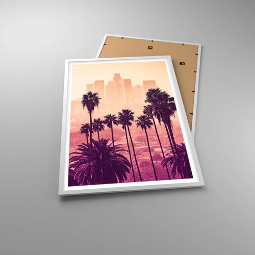 Poster in een witte lijst - Californisch landschap - 61x91 cm