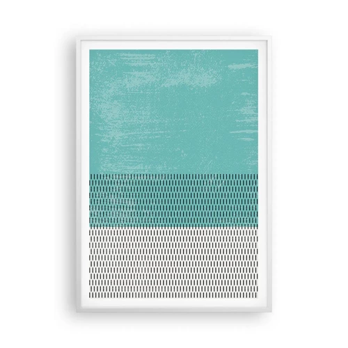 Poster in een witte lijst - Een uitgebalanceerde compositie - 70x100 cm