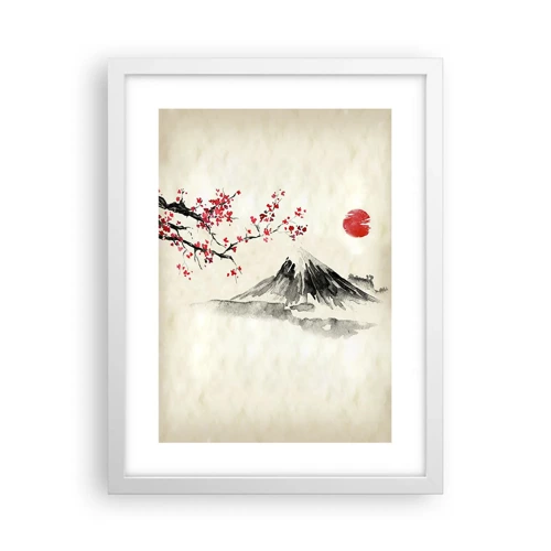 Poster in een witte lijst - Houd van Japan - 30x40 cm