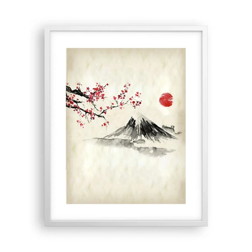 Poster in een witte lijst - Houd van Japan - 40x50 cm