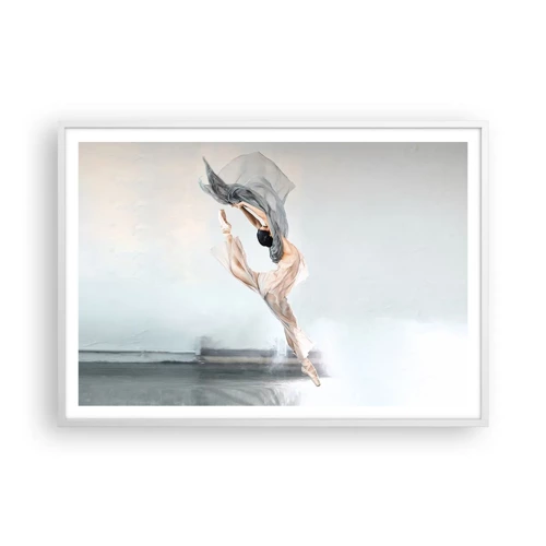 Poster in een witte lijst - In dans vervoering - 100x70 cm