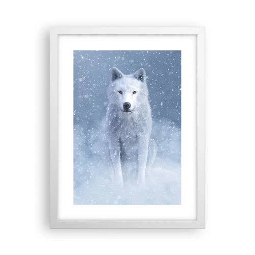 Poster in een witte lijst - In winterse sferen - 30x40 cm