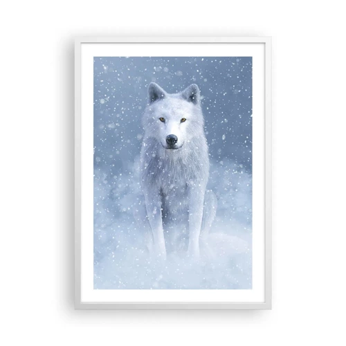 Poster in een witte lijst - In winterse sferen - 50x70 cm