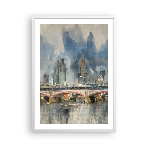 Poster in een witte lijst - Londen in al zijn glorie - 50x70 cm