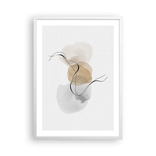 Poster in een witte lijst - Lucht kralen - 50x70 cm
