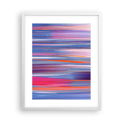 Poster in een witte lijst - Opgang naar de regenboog - 40x50 cm