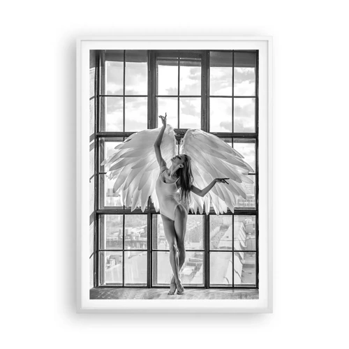 Poster in een witte lijst - Stad der Engelen? - 70x100 cm