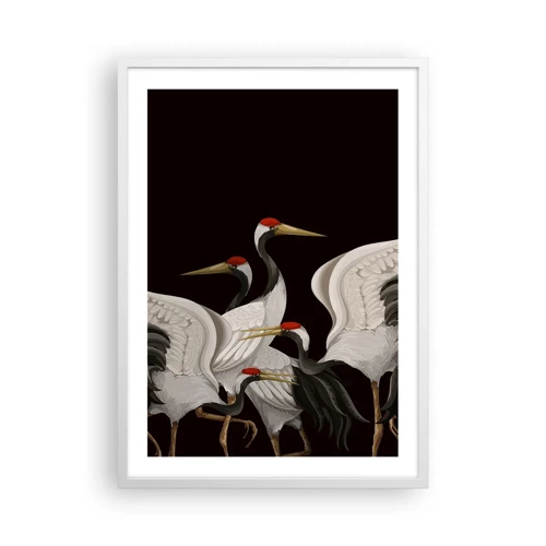 Poster in een witte lijst - Vogel spullen - 50x70 cm