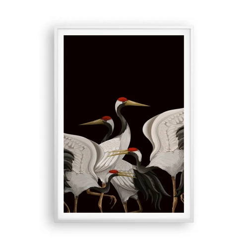 Poster in een witte lijst - Vogel spullen - 70x100 cm