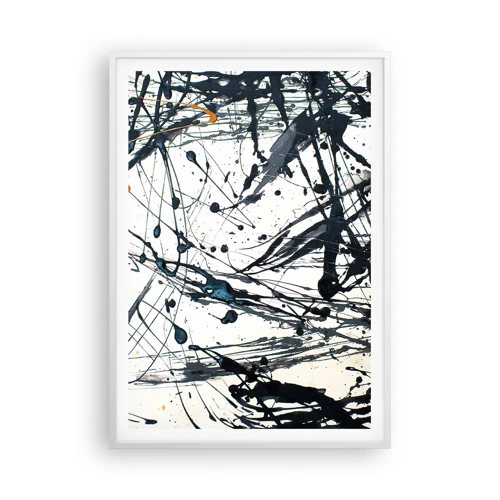 Poster in een witte lijst - Zin of geen zin? - 70x100 cm