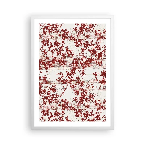 Poster in een witte lijst - Zoals oud calico - 50x70 cm