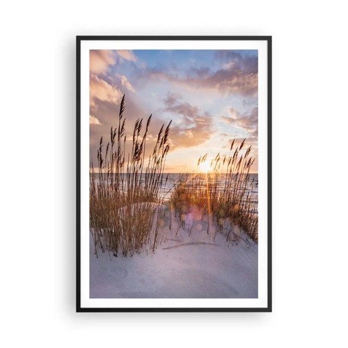 Poster in een zwarte lijst - Afscheid van de zon en de wind - 70x100 cm