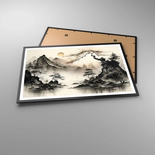 Poster in een zwarte lijst - De unieke charme van het Oosten - 91x61 cm