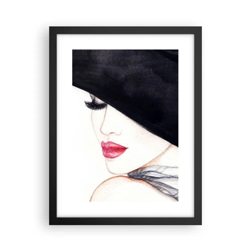 Poster in een zwarte lijst - Elegantie en sensualiteit - 30x40 cm
