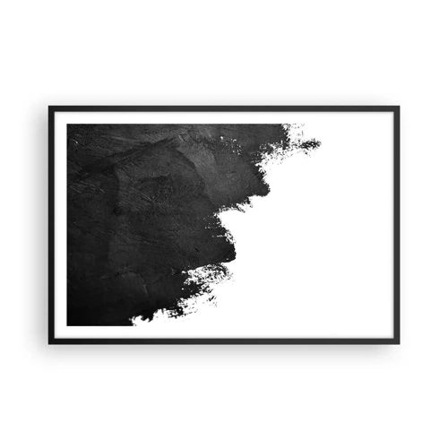 Poster in een zwarte lijst - Elementen: aarde - 91x61 cm