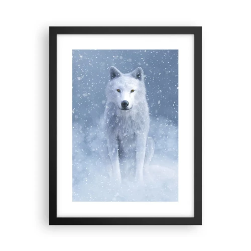 Poster in een zwarte lijst - In winterse sferen - 30x40 cm