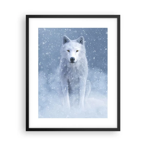 Poster in een zwarte lijst - In winterse sferen - 40x50 cm