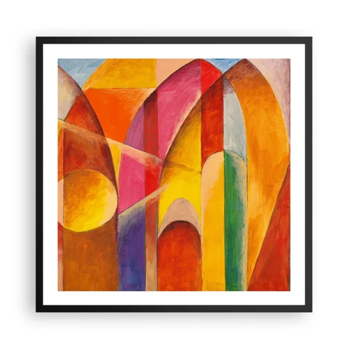 Poster in een zwarte lijst - Kathedraal van de zon - 60x60 cm