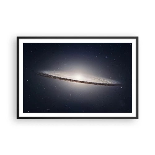 Poster in een zwarte lijst - Lang geleden, in een sterrenstelsel ver, ver weg... - 91x61 cm