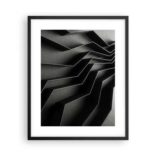 Poster in een zwarte lijst - Ruimtelijke orde - 40x50 cm