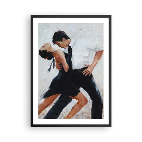 Poster in een zwarte lijst - Tango van mijn dromen - 50x70 cm