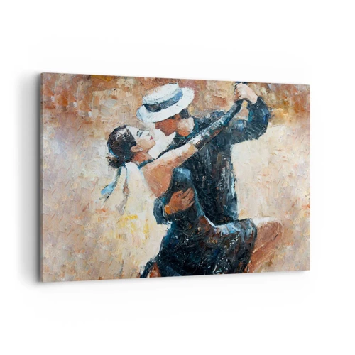 Schilderen op canvas - A la Rudolf Valentino - 100x70 cm