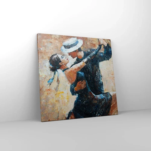 Schilderen op canvas - A la Rudolf Valentino - 50x50 cm
