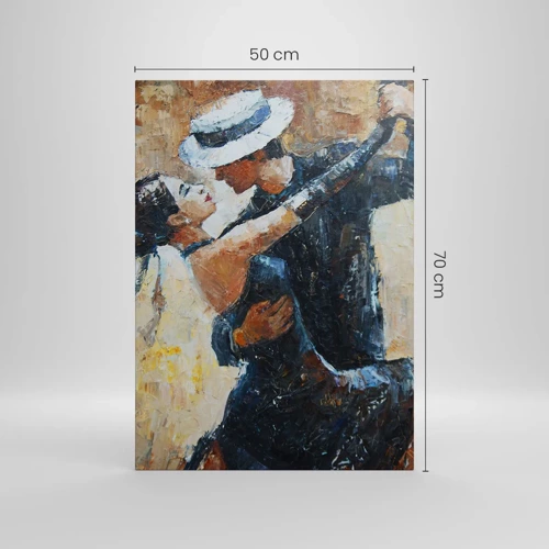 Schilderen op canvas - A la Rudolf Valentino - 50x70 cm