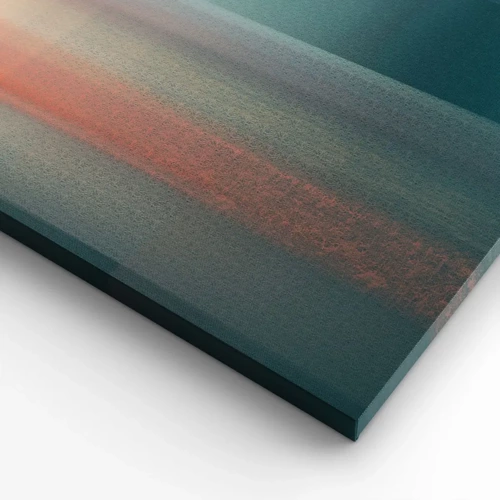 Schilderen op canvas - Abstractie: golven van licht - 50x50 cm