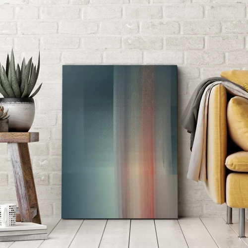 Schilderen op canvas - Abstractie: golven van licht - 50x70 cm